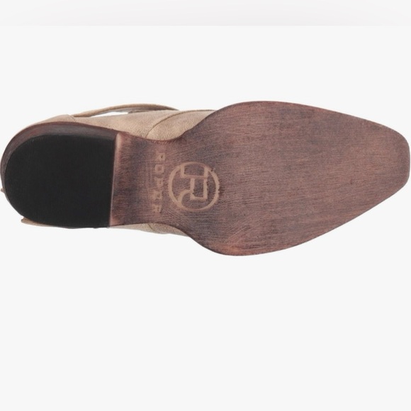 ROPER Womens Willa Embroidery Snip Toe Casual Boots Ankle
Low Heel 1-2" - Brown - Picture 4 of 6